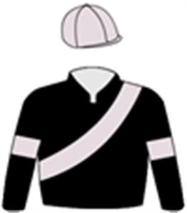 Black, french grey sash, armbands & cap