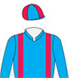 Cambridge blue, red braces & quartered cap