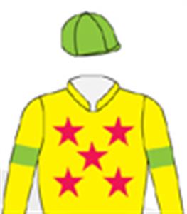 Canary, red stars, light green armbands & cap
