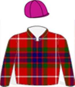 Fraser tartan, cerise cap
