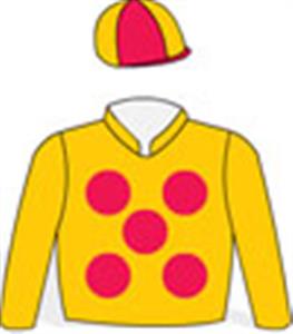 Gold, red spots, red & gold quartered cap