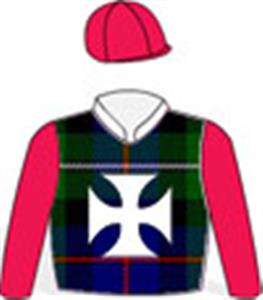 McKenzie tartan, white Maltese Cross (b&f), red sleeves & cap