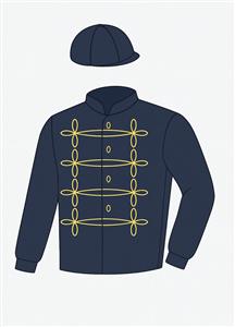 Oxford blue, gold braids, oxford blue cap with gold tassel