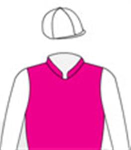 Pink, white sleeves & cap