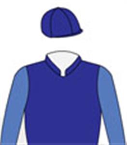 Purple, heliotrope sleeves & purple cap