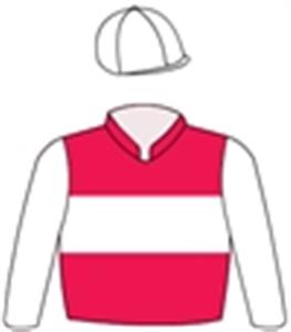 Red, white band, sleeves & cap