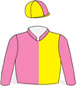 Rose & yellow halves & cap