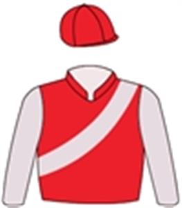 Scarlet, grey sash & sleeves, scarlet cap