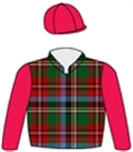 Royal Stewart tartan, red sleeves & cap