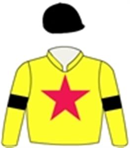 Yellow, red star, black armbands & cap