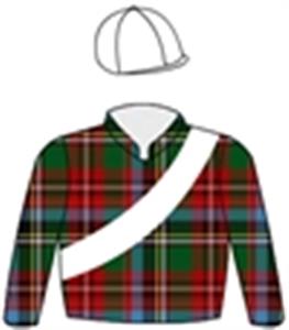 Dress Gordon tartan, white sash & cap