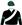 Black, white sash, dark green armbands & cap