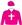 Hot pink, white St Andrews Cross (b&f), hot pink cap