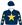 Navy blue, gold star, navy blue sleeves with gold stars, navy blue cap